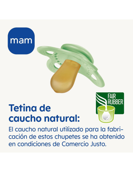 Chupete Start Silicona 2 uds color Unisex (0-2M) Mam Baby