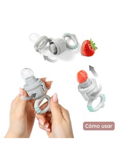 alimentador-antiahogo-dino-babyono-1.jpg – Alimentador antiahogo BabyOno Dino vista frontal 2