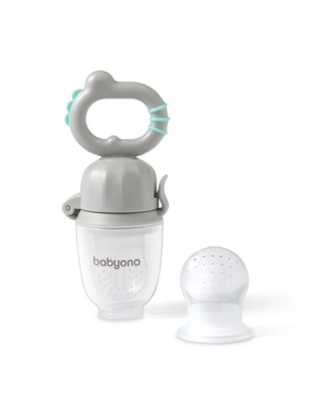 alimentador-antiahogo-dino-babyono-1.jpg – Alimentador antiahogo BabyOno Dino vista frontal