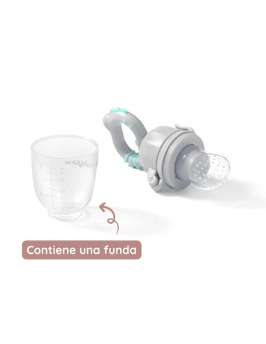 alimentador-antiahogo-dino-babyono-2.jpg – Detalle malla de silicona antiahogo BabyOno.