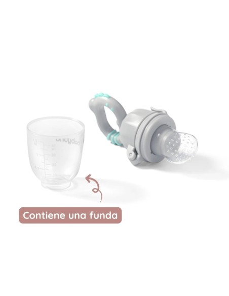 alimentador-antiahogo-dino-babyono-2.jpg – Detalle malla de silicona antiahogo BabyOno.