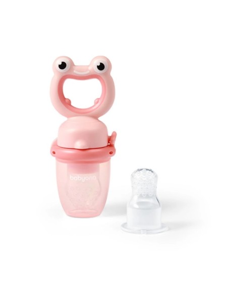 alimentador-antiahogo-rana-babyono-1.jpg – Alimentador antiahogo BabyOno Rana vista frontal.