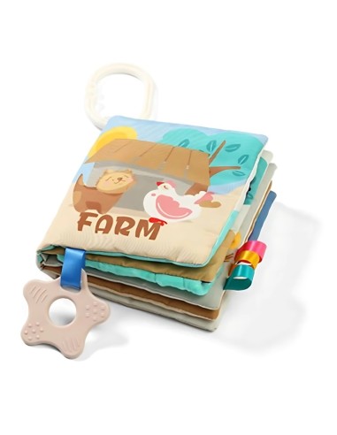 Libro sensorial educativo bebé 0m (estimulación temprana y aprendizaje divertido)