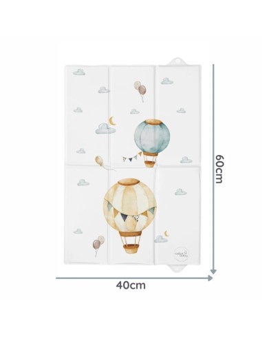 Oferta Cambiador plegable Basic Ballons 60 x 40 cm. Ceba Baby