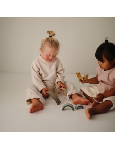 Arcoiris apilables Solid Tropical Mushie