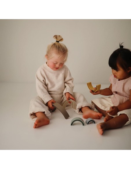 Arcoiris apilables Solid Tropical Mushie