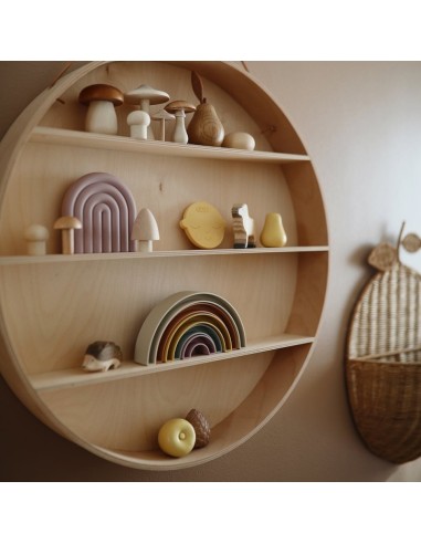 Arcoiris apilables Solid Tropical Mushie