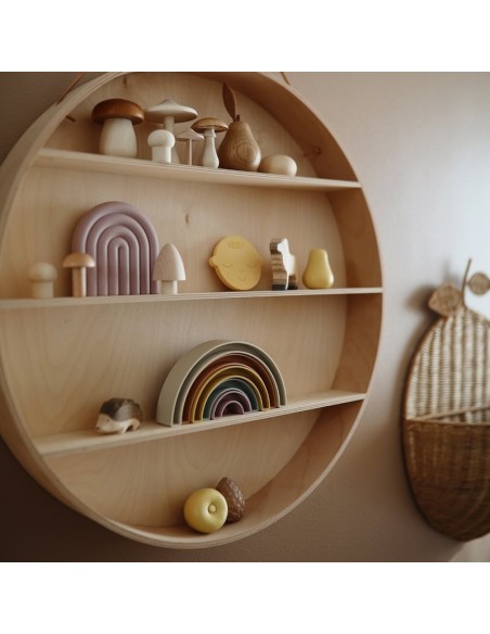 Arcoiris apilables Solid Tropical Mushie