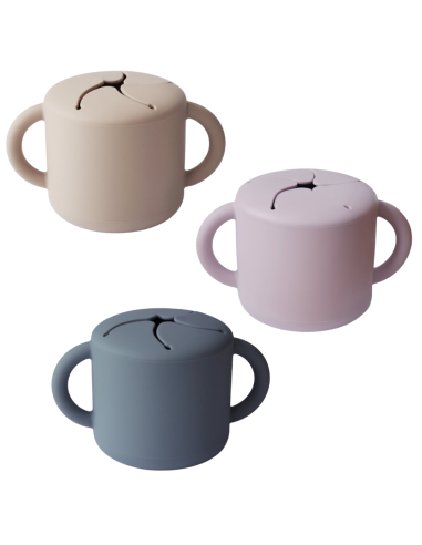 Taza para snacks de silicona Mushie
