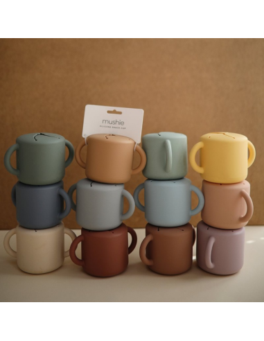 Taza para snacks de silicona Mushie