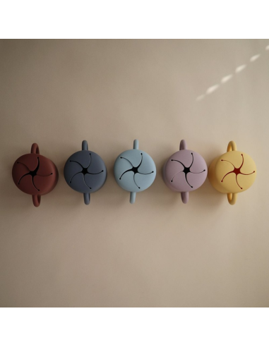 Taza para snacks de silicona Mushie