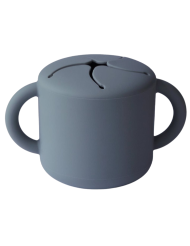 Taza para snacks de silicona Mushie