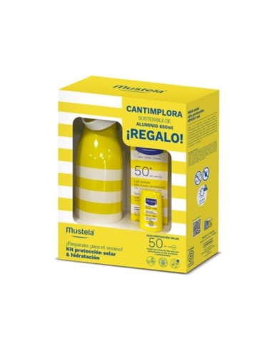 Protección Solar Bebés y Niños SPF50 Pack 100ml+9g - Mustela