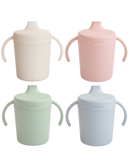 Taza didáctica con asas Mushie