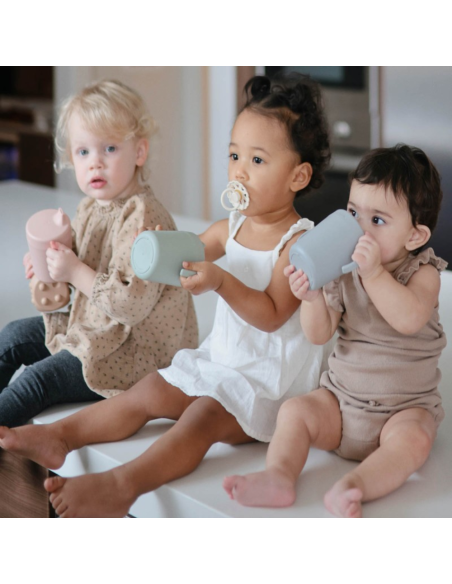 Taza didáctica con asas Mushie