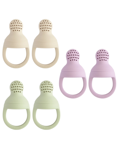 Pack 2 alimentadores de silicona Mushie