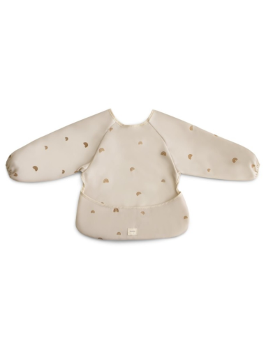 Babero con mangas estampado arcoíris Mushie