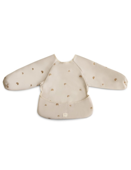 Babero con mangas estampado arcoíris Mushie