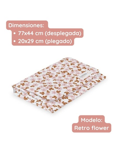 Oferta Cambiador plegable Cotton Color Rosa 70x47 cm - Albero Mio
