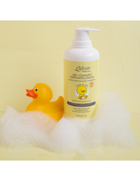 Gel-Champú dermatológico para bebés 500 ml Elifexir