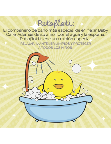 Gel-Champú dermatológico para bebés 500 ml Elifexir