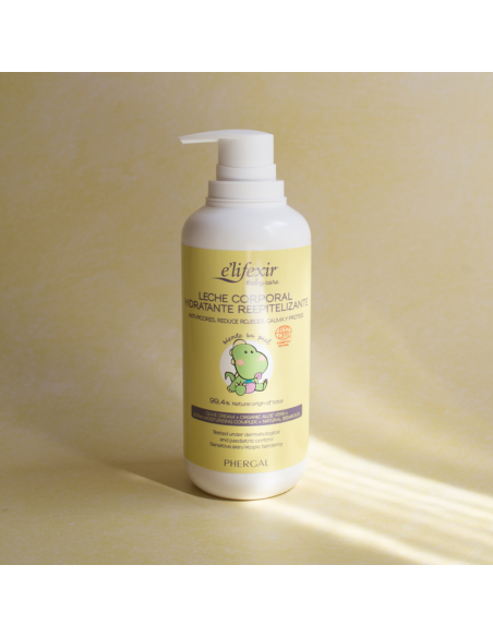 Leche corporal hidratante para bebés 400 ml Elifexir