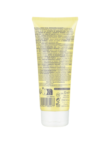 Crema facial calmante para bebé 50 ml Elifexir