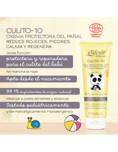 Crema pañal protectora 75 ml Elifexir
