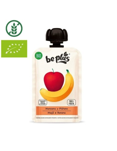 pouch-manzana-platano-bio-100g-beplus-4m-1.jpg – Bolsita Be Plus BIO manzana y plátano.