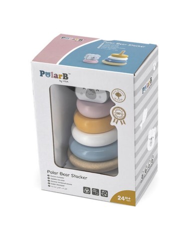 Packaging reciclable aros apilables de madera oso PolarB