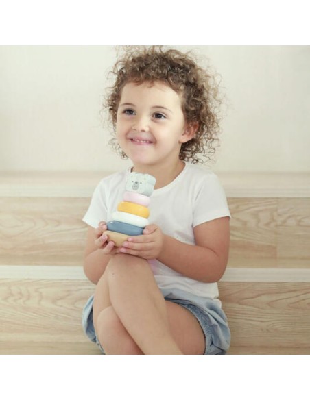 Aros apilables oso PolarB diseño seguro para bebés