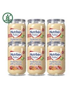 pack-6-potitos-verduritas-pollo-ternera-nutriben-1.jpg – Vista frontal del pack.
