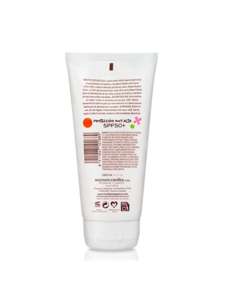 Oferta Protección Solar Infantil SPF50+ 150ml. Instituto Español