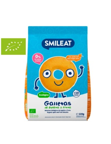 Galletas de espelta con manzana ecológica | Smileat - Nappy.es