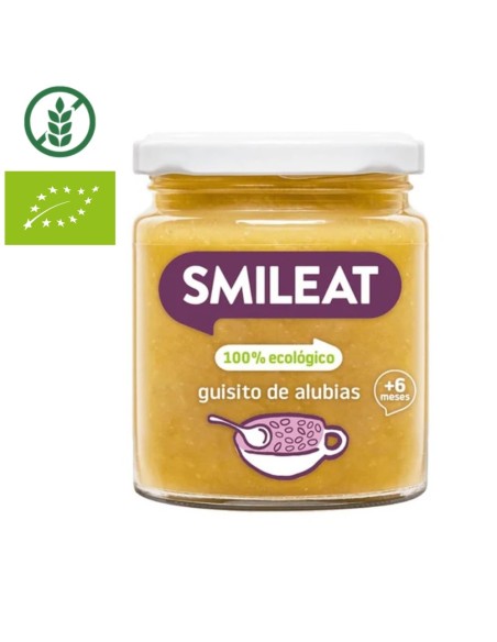 Oferta Potito guisito de alubias ecológico tarrito 230g. +6M Smileat