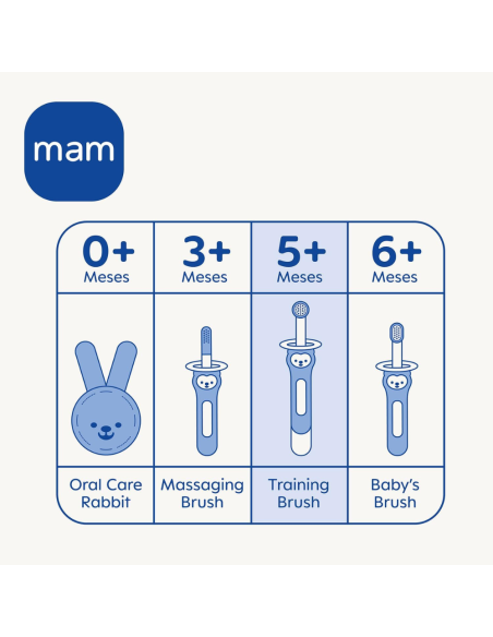 Cepillo de dientes de entrenamiento para bebés Mam Baby