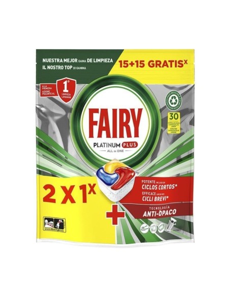 Oferta Fairy Platinum Plus todo en uno 15+15. 30 cápsulas
