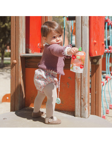 Pouch de Fresa y Platano 100gr eco | Smileat - Nappy.es