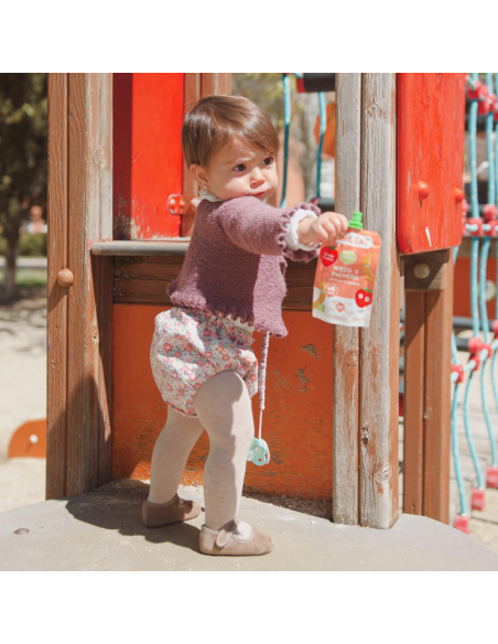 Pouch de Fresa y Platano 100gr eco | Smileat - Nappy.es
