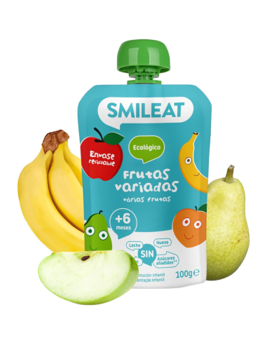 Pouch de frutas variadas | Smileat - Nappy.es