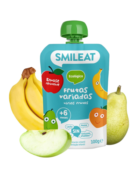 Pouch de frutas variadas | Smileat - Nappy.es