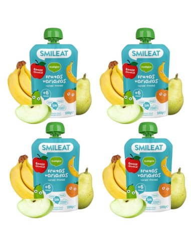 Pouch de frutas variadas | Smileat - Nappy.es