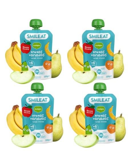 Pouch de frutas variadas | Smileat - Nappy.es