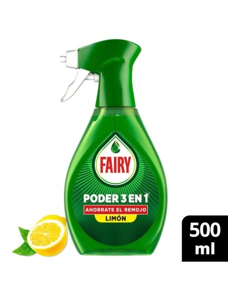 Fairy Spray Poder 3 en 1 Limón. 500ml