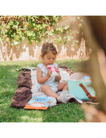 Pouch Yogur y Frambuesa 100gr eco Smileat