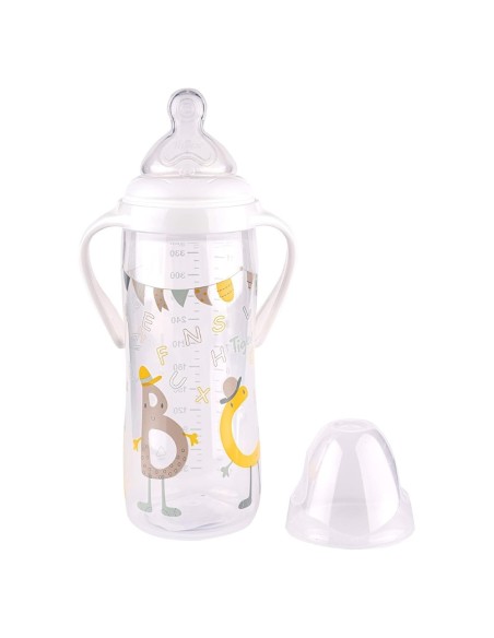 Biberón Transition+ silicona 360ml 6M+ Tigex