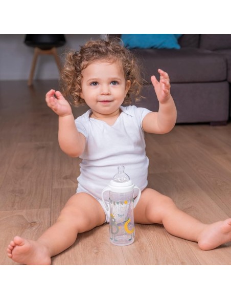 Biberón Transition+ silicona 360ml 6M+ Tigex