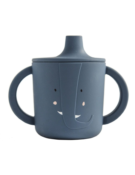 taza-silicona-elefante-trixie-1.jpg – Vista frontal del producto.