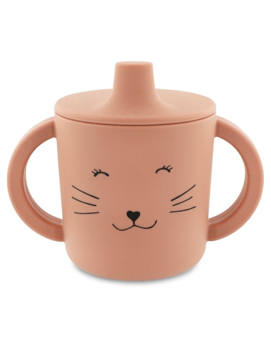 Taza para beber de silicona gato Trixie
