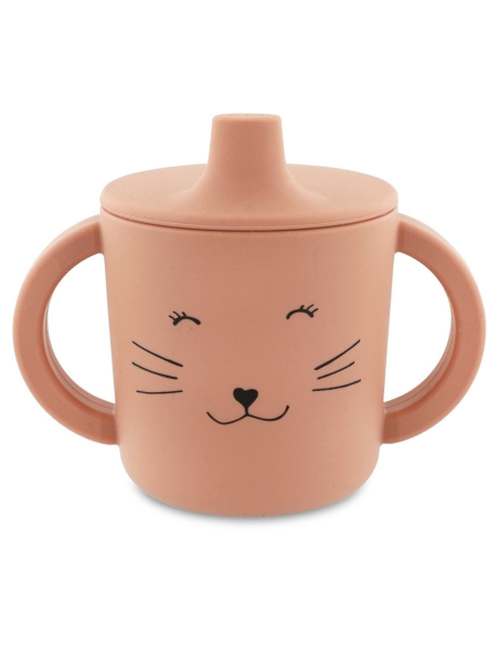 Taza para beber de silicona gato Trixie